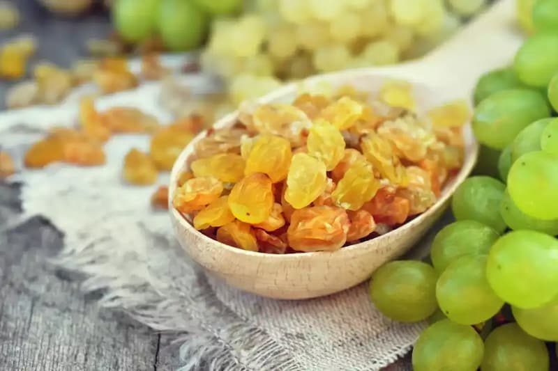 تصویر 4 از کشمش طلایی ملایر از انگورهای مرغوب و طعم شیرین